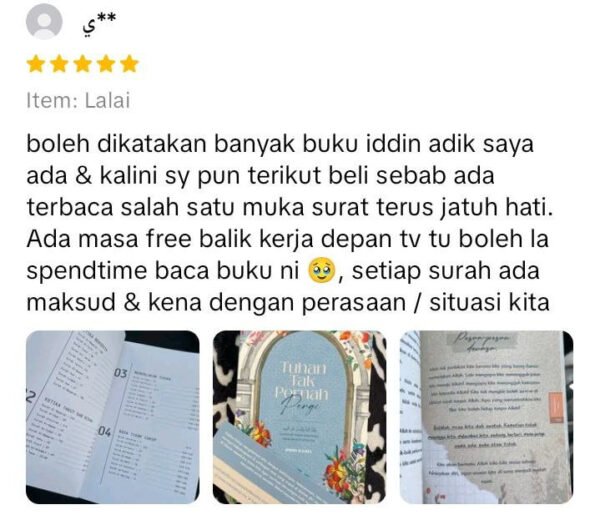 Testimoni Buku Tuhan tak pernah pergi (1)